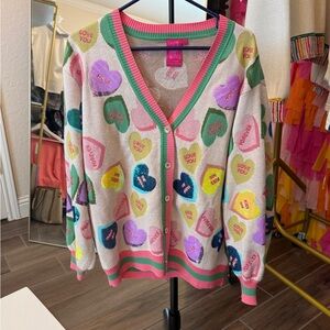 Queen of Sparkles Valentines Cardigan